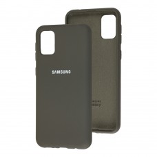 Чохол для Samsung Galaxy A31 (A315) Silicone Full оливковий