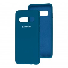Чохол для Samsung Galaxy S10 (G973) Silicone Full синій / cosmos blue
