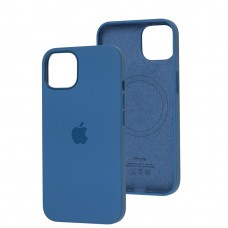 Чехол для iPhone 13 MagSafe Silicone Full Size blue jay