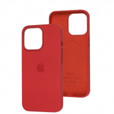 Чехол для iPhone 13 Pro MagSafe Silicone Full Size red