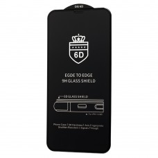 Защитное стекло 6D для iPhone Xr / 11 OG Crown черное (OEM)
