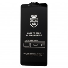 Защитное стекло 6D для Xiaomi Redmi Note 5 / Note 5 Pro OG Crown черное (OEM)
