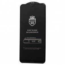 Защитное стекло 6D для Xiaomi Redmi Note 8 OG Crown черное (OEM)