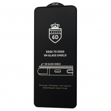 Защитное стекло 6D для Samsung Galaxy A11 / M11 OG Crown черное (OEM)