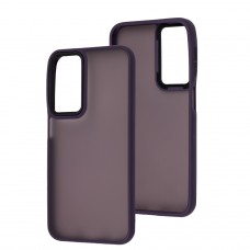 Чохол для Samsung Galaxy A24 (A245) Wave Matte Color deep purple