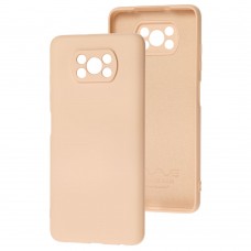 Чехол для Xiaomi Poco X3 Wave colorful розовый / pink sand