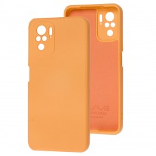 Чехол для Xiaomi Redmi Note 10 / 10s Wave colorful peach