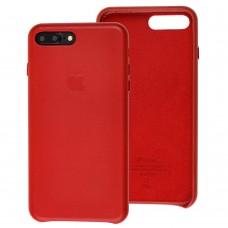 Чохол для iPhone 7 Plus / 8 Plus Leather case (Leather) червоний