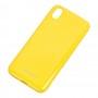 Чехол для Huawei Y5 2019 Molan Cano Jelly глянец желтый