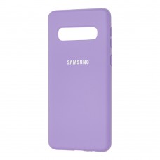 Чехол для Samsung Galaxy S10 (G973) Silicone Full лавандовый