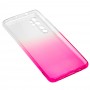 Чехол для Xiaomi Mi Note 10 Lite Gradient Design бело-розовый