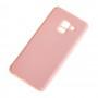 Чохол для Samsung Galaxy J6 2018 (J600) Silicone cover рожевий
