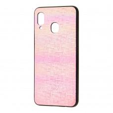 Чохол для Samsung Galaxy A20/A30 Gradient рожевий