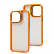 Чехол для Iphone 14 Pro Max Extreme drops crystal glass orange