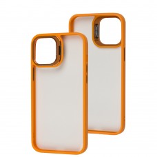 Чехол для Iphone 12 Pro Max Extreme drops crystal glass orange