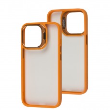 Чехол для Iphone 13 Pro Max Extreme drops crystal glass orange