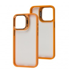 Чехол для Iphone 15 Pro Max Extreme drops crystal glass orange