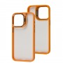 Чохол для Iphone 15 Pro Max Extreme drops crystal glass orange