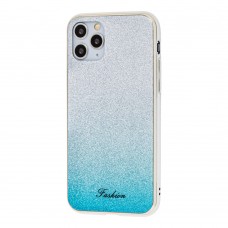 Чехол для iPhone 11 Pro Ambre Fashion серебристый / бирюзовый