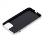 Чохол для iPhone 11 Pro Max Ambre Fashion сріблястий / малиновий