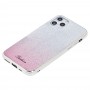 Чехол для iPhone 11 Pro Max Ambre Fashion серебристый / розовый
