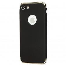 Чехол с защитой 360 для iPhone 7 / 8 матовое покрытие черный