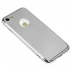 Чохол із захистом 360 для iPhone 7/8 матове покриття сріблястий