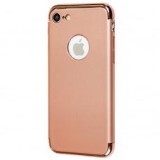 Чехол с защитой 360 для iPhone 7 / 8 матовое покрытие розовый