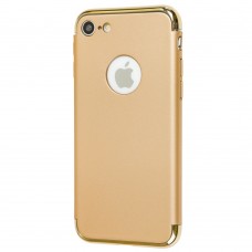 Чохол із захистом 360 для iPhone 7/8 матове покриття золотистий