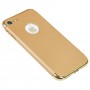 Чехол с защитой 360 для iPhone 7 / 8 матовое покрытие золотистый