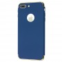 Чехол для iPhone 7 Plus / 8 Plus 360 Soft Touch матовое покрытие синий