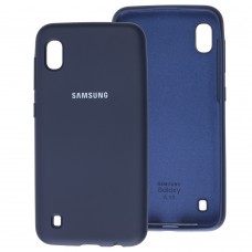 Чохол для Samsung Galaxy A10 (A105) Silicone Full темно-синій