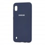Чехол для Samsung Galaxy A10 (A105) Silicone Full темно-синий