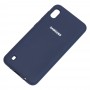 Чохол для Samsung Galaxy A10 (A105) Silicone Full темно-синій