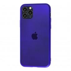 Чохол для iPhone 11 Pro TPU Matt синій
