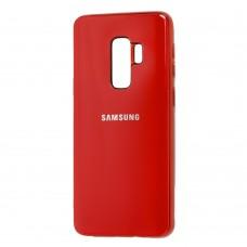 Чехол для Samsung Galaxy S9+ (G965) Silicone case (TPU) красный
