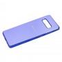 Чохол Samsung Galaxy S10+ (G975) Silicone case (TPU) фіолетовий