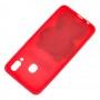 Чехол для Samsung Galaxy A20 / A30 мишка "Love Me" красный
