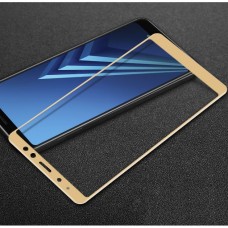 Защитное стекло для Samsung Galaxy A8 2018 (A530) iPaky Full Glue золотистый