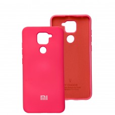 Чехол для Xiaomi Redmi Note 9 Silicone Full розовый / barbie pink