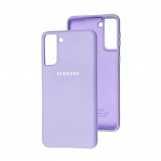 Чехол для Samsung Galaxy S21+ (G996) Silicone Full лиловый / lilac