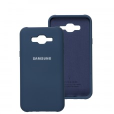 Чехол для Samsung Galaxy J7 (J700) Silicone Full синий