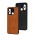 Чехол для Xiaomi Redmi 12C/11A/Poco C55 Cosmic Leather orange