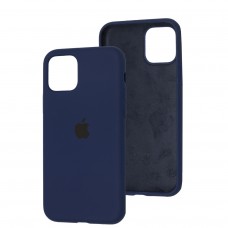 Чохол для iPhone 11 Pro Silicone Full синій / deep navy