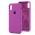 Чохол для iPhone X / Xs Silicone Full фіолетовий / grape