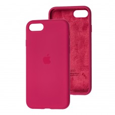 Чехол для iPhone 7 / 8 Silicone Full малиновый / pomegranate