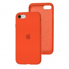 Чехол для iPhone 7 / 8 Silicone Full оранжевый / apricot