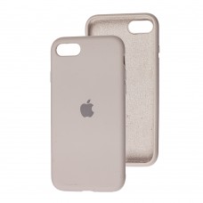 Чехол для iPhone 7 / 8 Silicone Full серый / stone