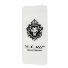 Защитное стекло для iPhone 6 / 6s Full Glue Lion белое