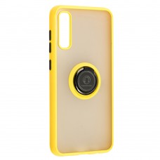 Чехол для Samsung Galaxy A70 (A705) LikGus Edging Ring желтый